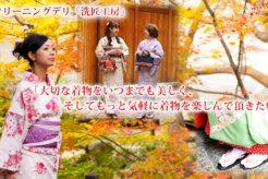 洗匠工房にインタビュー!宅配の着物クリーニング、染み抜きの専門店!